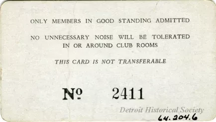 Card, Membership