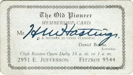 Card, Membership