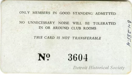 Card, Membership