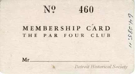 Card, Membership