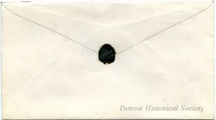 Envelope - The Jewish People in Mercantile, Social, and Professional Life in Detroit