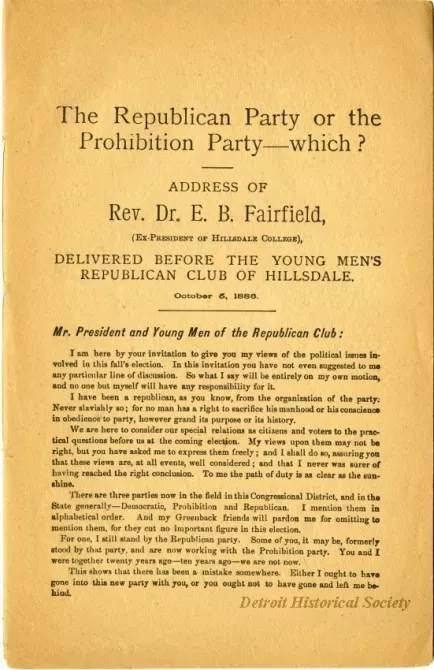 Booklet - The Republican Party or the Prohibition Party--which?