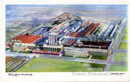 Postcard - Ford Motor Company, Detroit, Mich. - Ford Motor Company