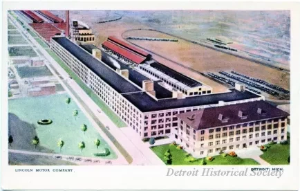 Postcard - Lincoln Motor Company, Detroit, Mich. - Lincoln Motor Company