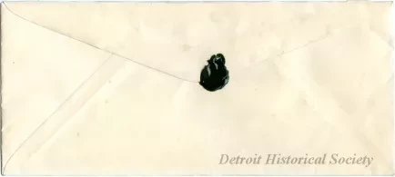 Envelope - Foundation of Detroit by the French