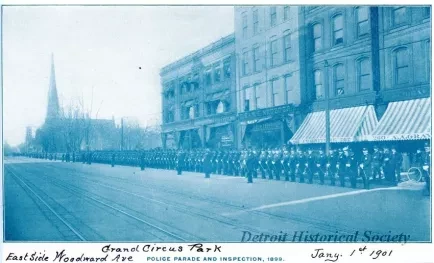 Picture - Police Parade and Inspection, 1899