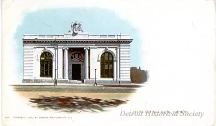 Postcard - State Savings Bank, Detroit.