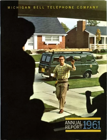 Report, Annual - Michigan Bell Telephone Company Annual Report 1961