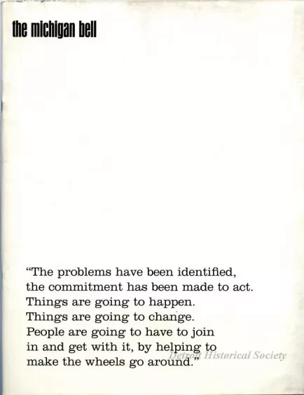 Booklet - The Michigan Bell