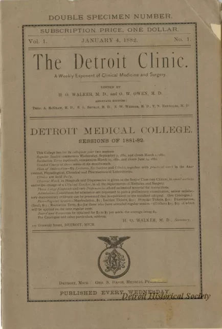 Magazine - The Detroit Clinic
