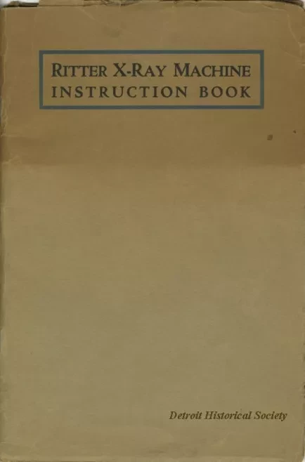 Book, Instruction - Ritter X-Ray Machine Instruction Booklet, Sixth Edition