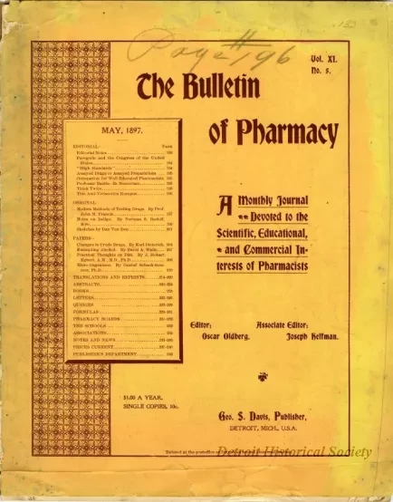 Magazine - The Bulletin of Pharmacy, Vol. XI, No. 5