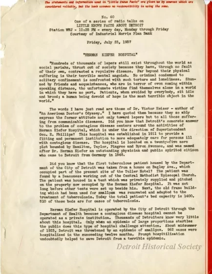 Transcript - Herman Kiefer Hospital