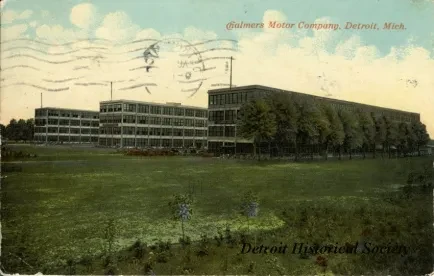 Postcard - Chalmers Motor Company, Detroit, Mich.