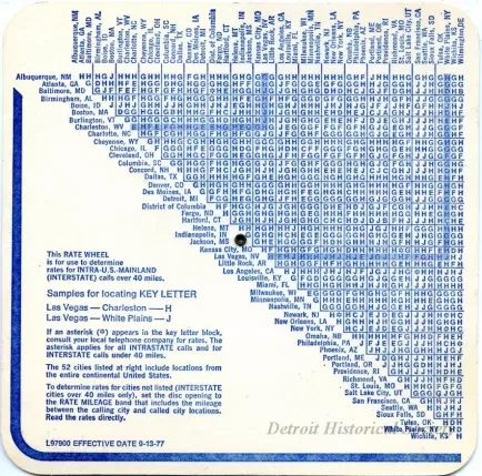 Brochure - Long Distance Rate Wheel