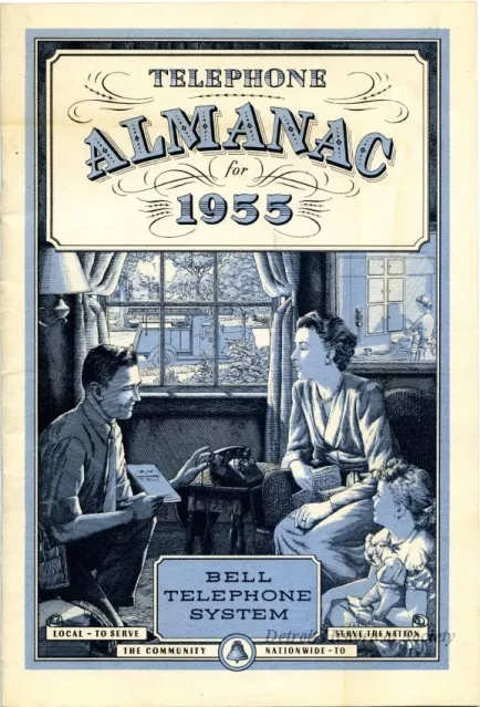Booklet - Telephone Almanac for 1955