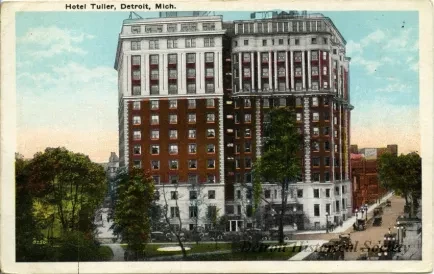 Postcard - Hotel Tuller, Detroit, Mich.