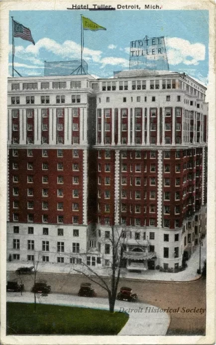 Postcard - Hotel Tuller, Detroit, Mich.