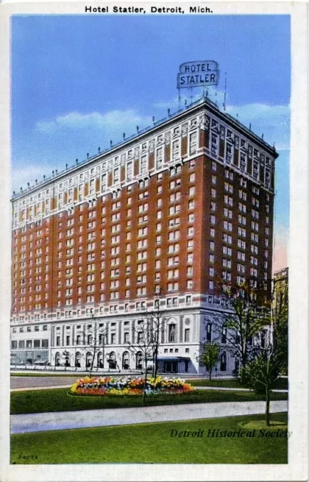 Postcard - Hotel Statler, Detroit, Mich.