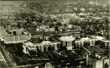 Postcard - The Henry Ford Hospital