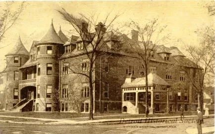 Postcard - Woman's Hospital, Detroit, Mich. - Women's Hospital, Detroit, Mich.