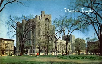 Postcard - Masonic Temple
