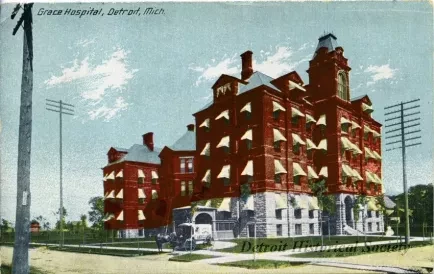 Postcard - Grace Hospital, Detroit, Mich. - Grace Hospital, Detroit, Mich.