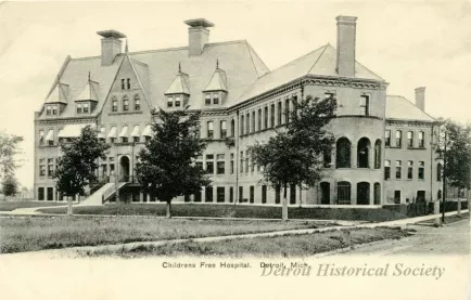 Postcard - Childrens Free Hospital, Detroit, Mich.