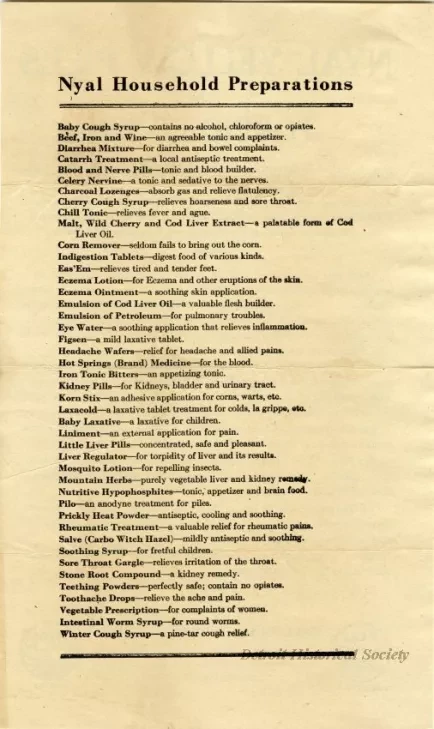 Handbill - Nyal Yellow Pills for Torpid Liver