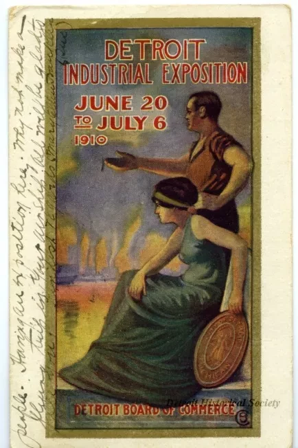 Postcard - Detroit Industrial Exposition
June 20 to July 6, 1910
Detroit Board of Commerce