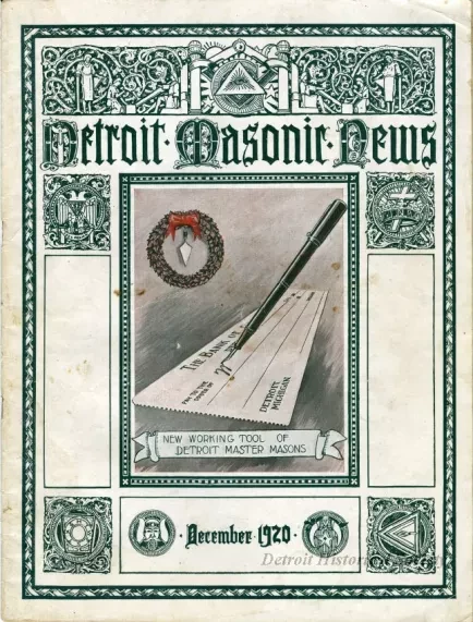 Magazine - Detroit Masonic News, December 1920
