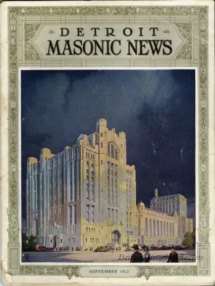 Magazine - Detroit Masonic News, September 1922