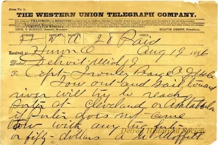 Telegram - The Western Union Telegraph Company