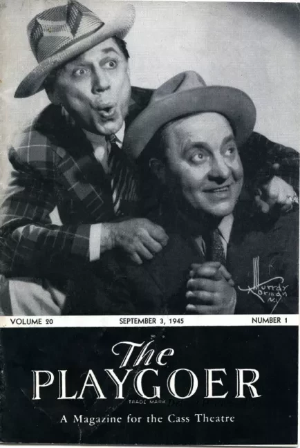 Program, Theater - The Playgoer, Volume 20, Number 1