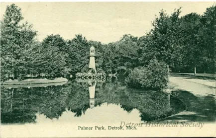 Postcard - Palmer Park, Detroit, Mich.