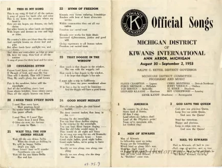 Booklet - Official Songs