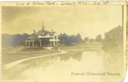 Postcard - View at Palmer Park - Detroit, MIch - June 08.