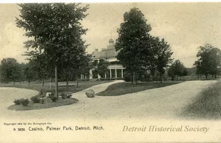 Postcard - Casino, Palmer Park, Detroit, Mich.