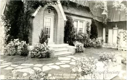 Postcard - National Flower Show, Detroit, Mich. 1927 - National Flower Show, Detroit, Mich. 1927