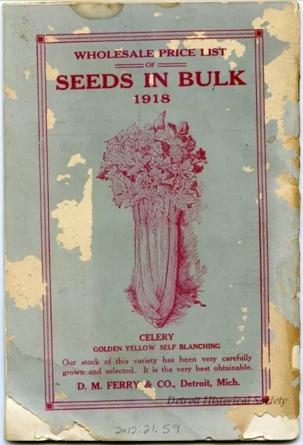 Catalog - 1918 Seeds In Bulk