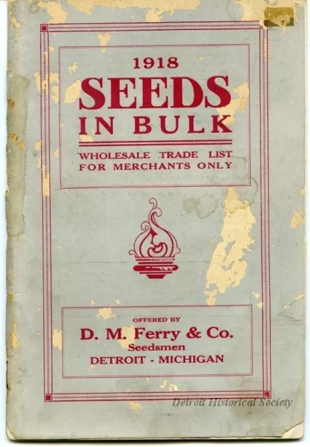 Catalog - 1918 Seeds In Bulk