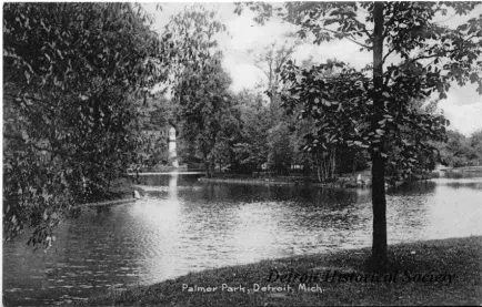 Postcard - Palmer Park, Detroit, Mich.