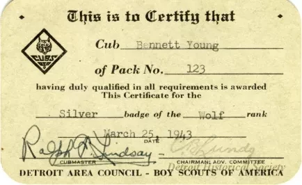 Certificate, Achievement