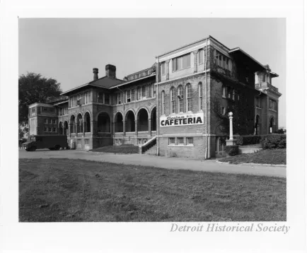 Print, Photographic - "Belle Isle Casino" (Rearview looking N.W.)