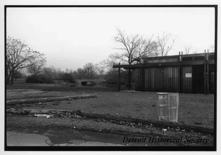 Print, Photographic - "W.S.U. Boat House - Belle Isle"