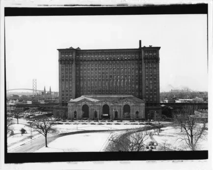 Print, Photographic - Detroit Train Station