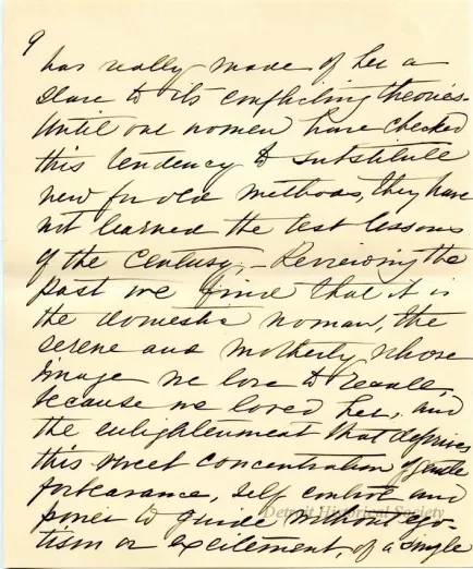 Letter - The American Mother in Detroit