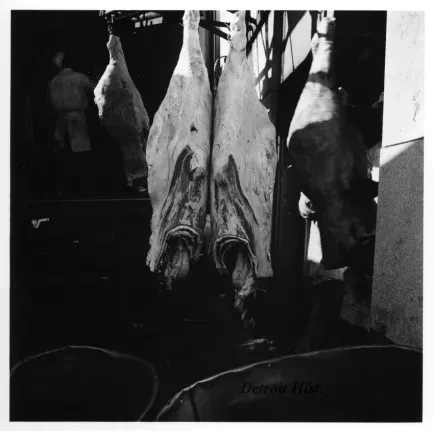 Print, Photographic - Unloading Beef Truck, Eastern Market