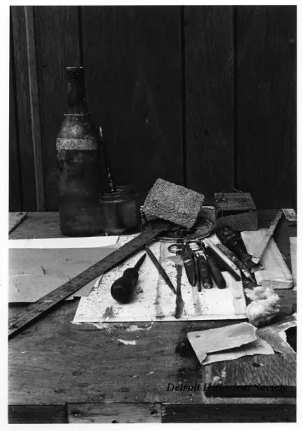 Print, Photographic - "Work Bench & Tools"
