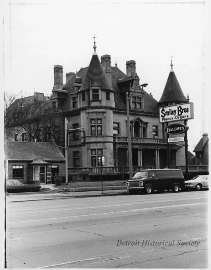 Print, Photographic - Piano and Organ Shop, Woodward Ave